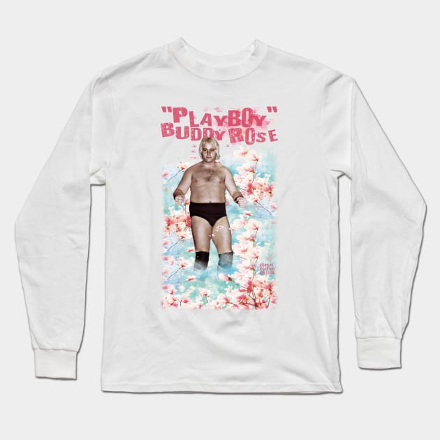 "Playboy" Buddy Rose Long Sleeve T-Shirt by ifowrestling